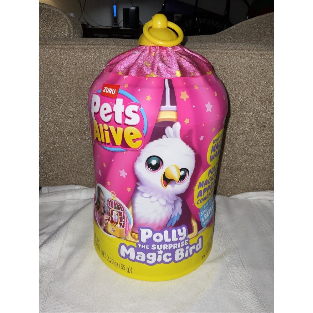 NEW ZURU PETS ALIVE POLLY THE SURPRISE MAGIC BIRD